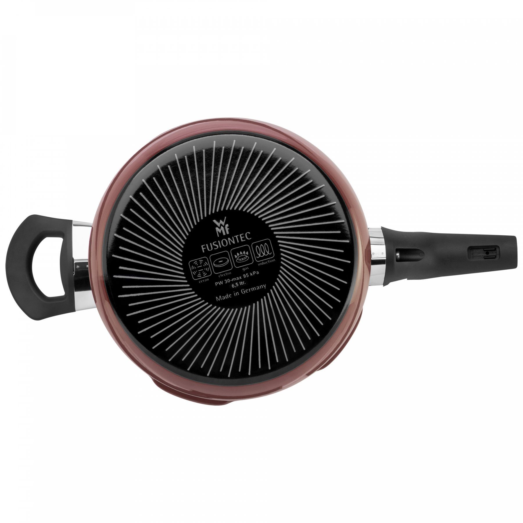 WMF Schnellkochtopf Fusiontec Perfect Premium Schnellkochtopf, 22 cm, 4,5 Liter, Fusiontec (1x Dampf-/ Druckkochtopf ohne Einsatz (Volumen 4,5l, Ø 22 cm) mit Deckel und Dichtungsring, 1-tlg., 1x Dampf-/ Druckkochtopf ohne Einsatz mit Deckel und Dichtungsring)