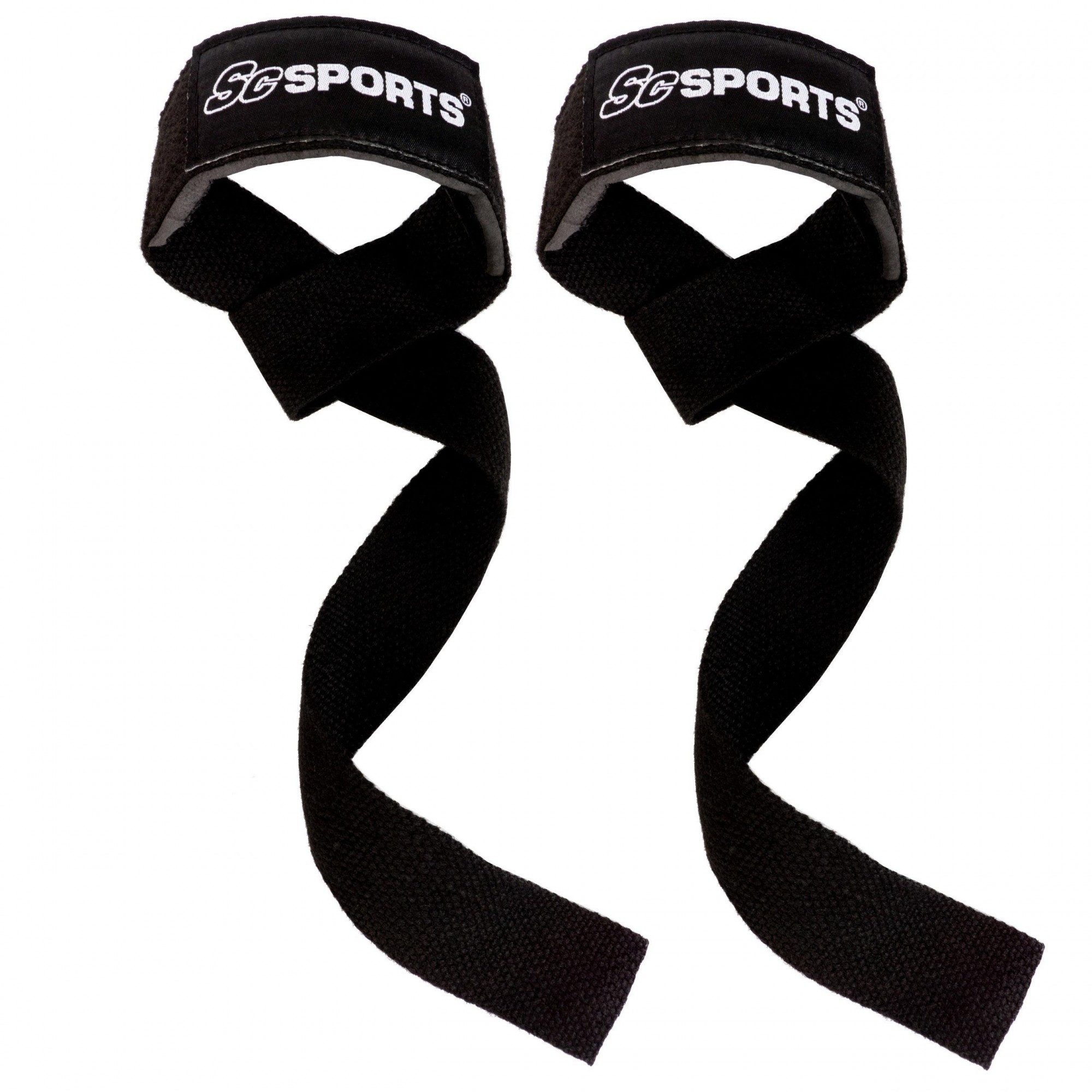 ScSPORTS® Zughilfe Krafttraining Lifting Straps Zughilfe Fitness Kreuzheben Gym (1-tlg), Anti Rutsch