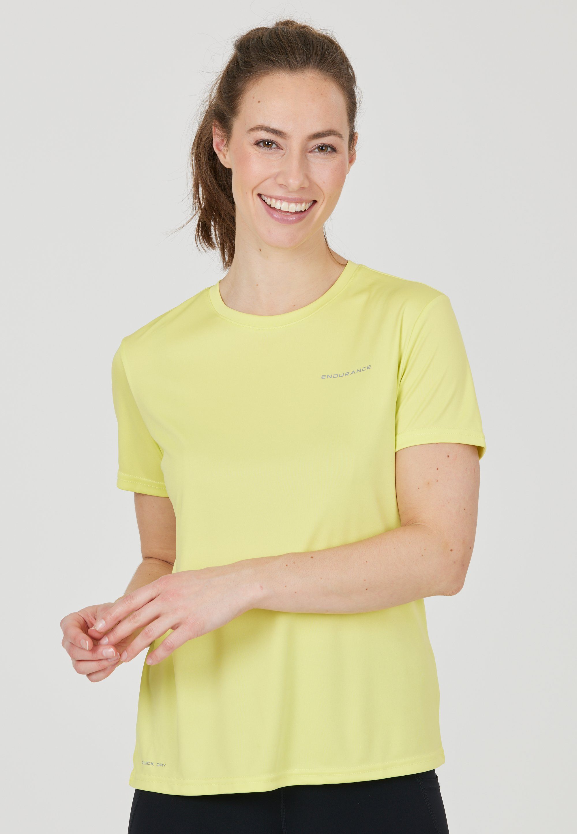 ENDURANCE Funktionsshirt Keily (1-tlg) aus schnelltrocknendem Funktionsstretch limette | 