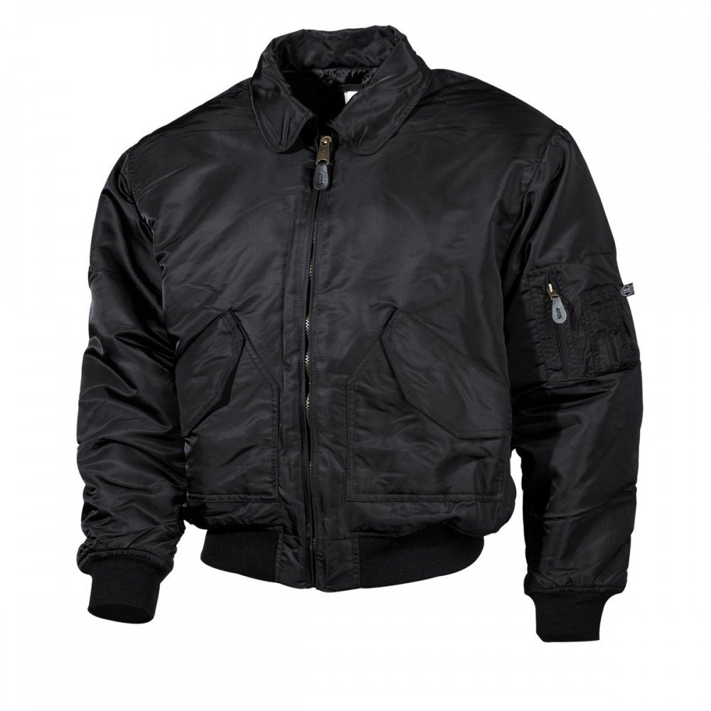 MFH Bomberjacke CWU-Piloten-Jacke, schwarz - M günstig online kaufen