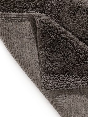 Badematte Nehir benuta, Höhe 6 mm, Baumwolle, rechteckig, 100% Baumwolle, handgeknüpft, Abstrakt, Minimalistisch, Badezimmer