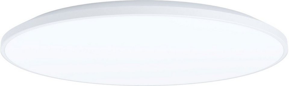 EGLO Deckenleuchte CRESPILLO, LED fest integriert, Neutralweiß,  Deckenleuchte in weiß aus Kunststoff - 29W - Neutralweiß