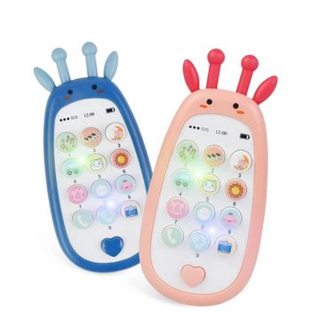 Gontence Lernspielzeug Giraffe Zweisprachiges Handy-spielzeug Für Babys