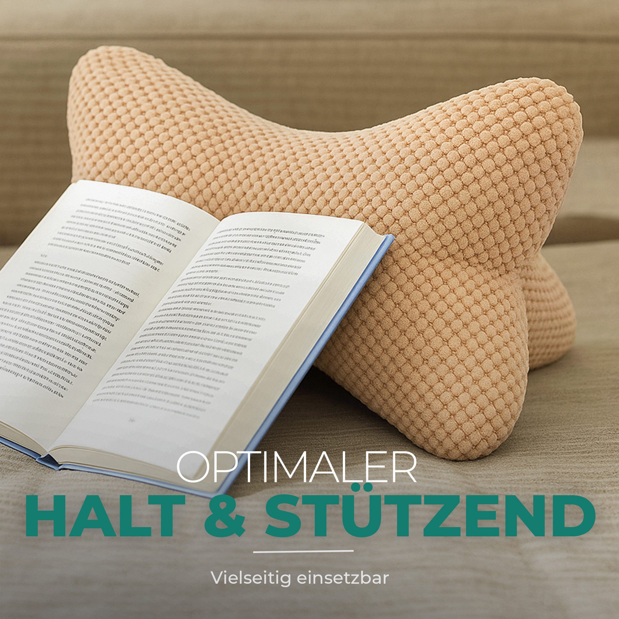 Bestlivings Nackenstützkissen Leseknochen 18x35 cm verschiedene günstig online kaufen