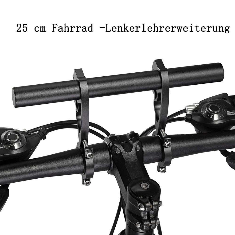kwmobile Fahrrad Lenker Halterung in Schwarz