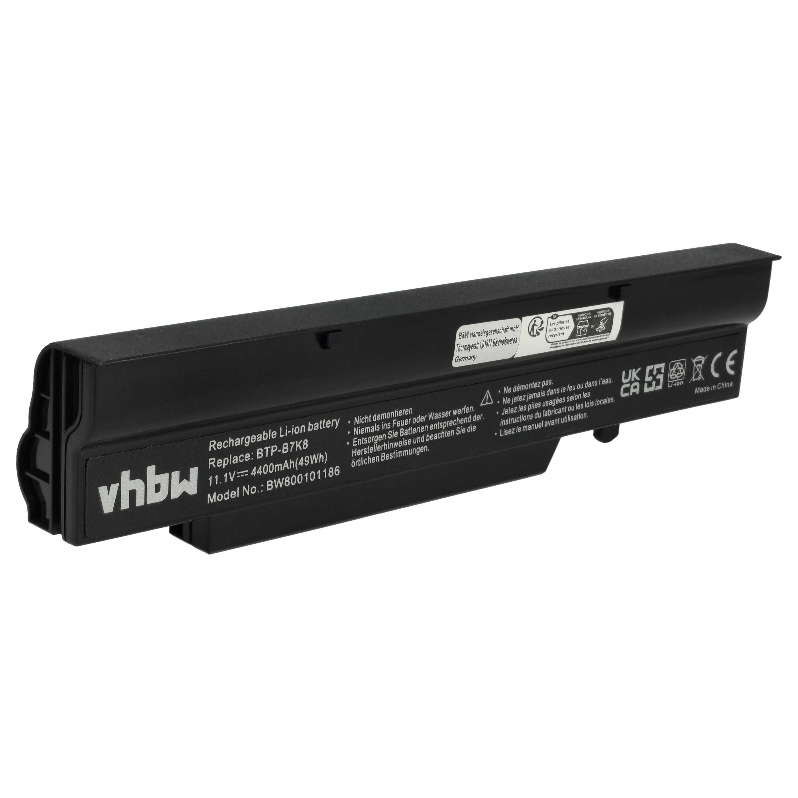 passend für Fujitsu Esprimo MS2238, MS2228, V5545, V5505, V6535, Laptop-Akku