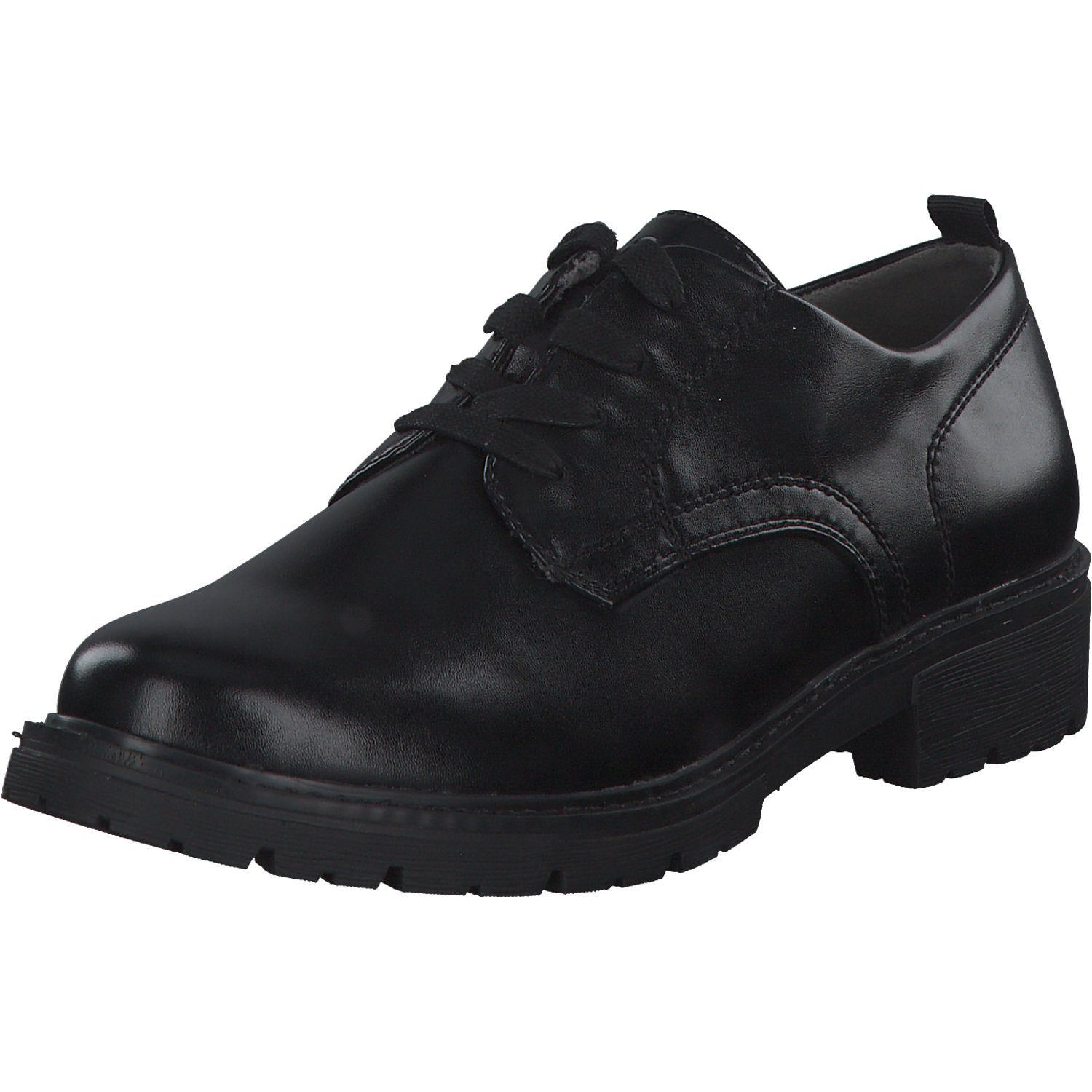 Jana elegante Schnürer Schnürschuh, Absatzhöhe:
