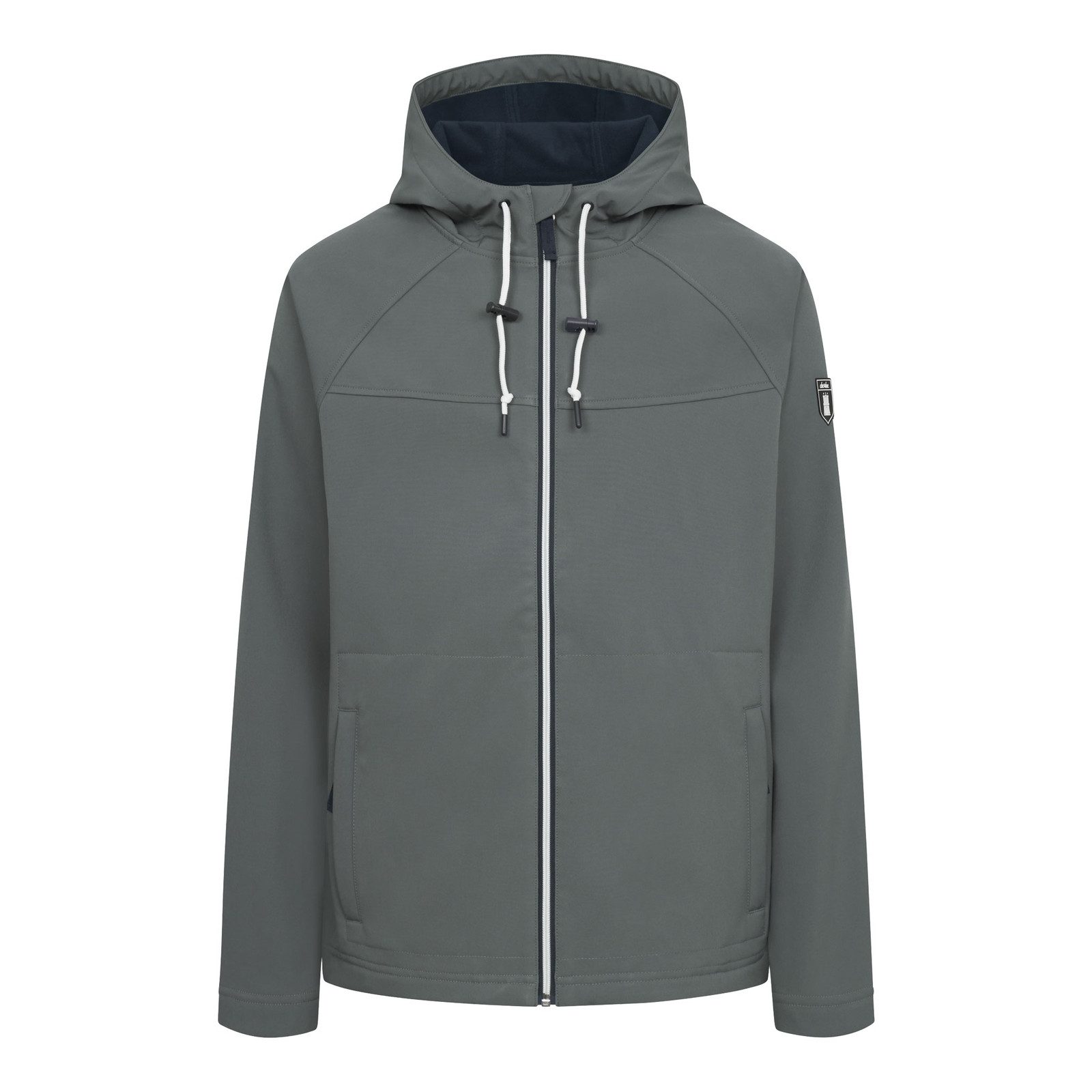 Derbe Softshelljacke Isleby mit seitlichen Reißverschlüssen