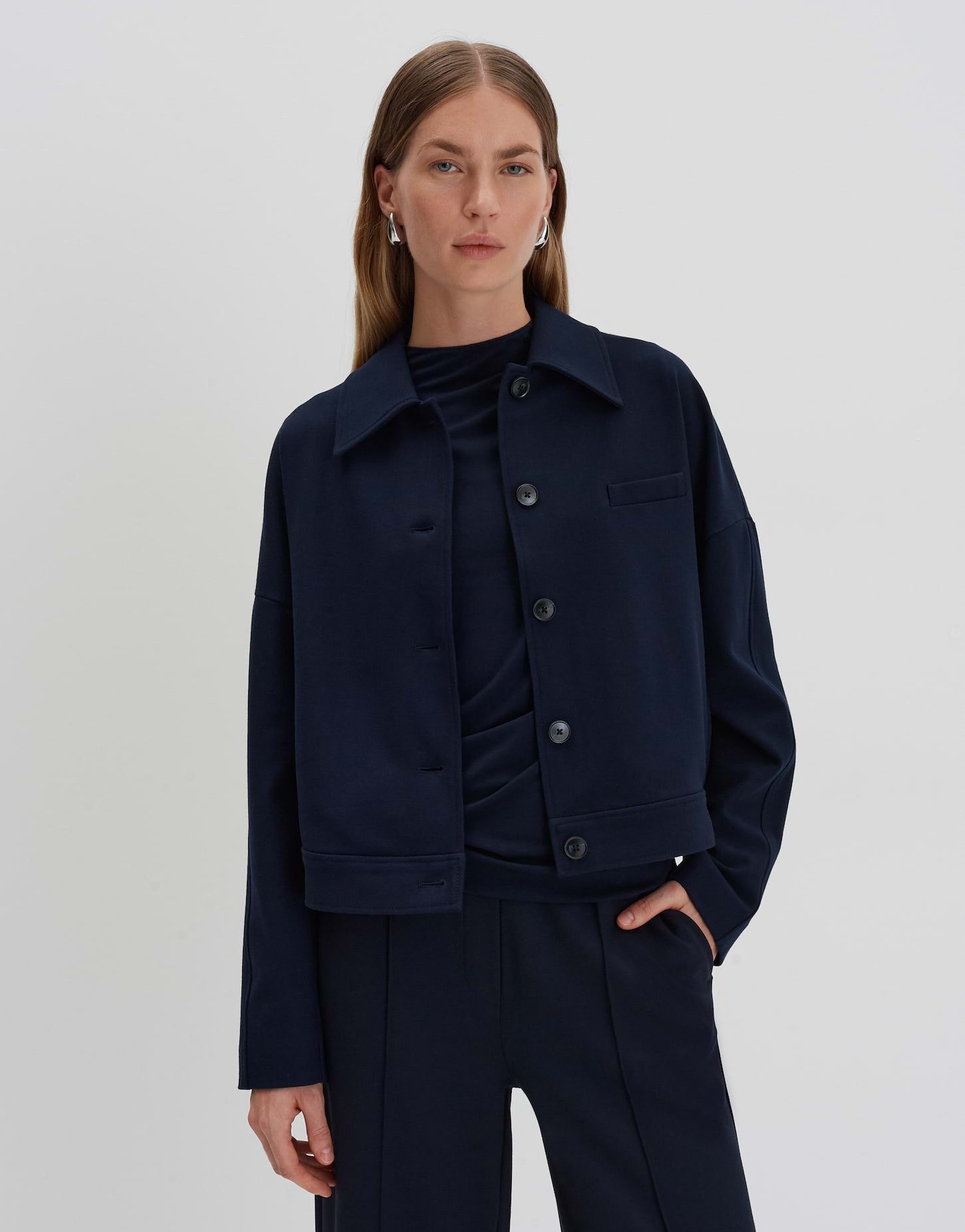 Jackenblazer Kurzjacke NELAIN Loose in Wolloptik