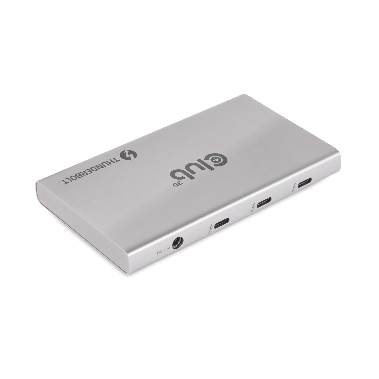 CLUB3D Thunderbolt 4 Portable 5-in-1 Hub with Smart Power Smartphone-Ladegerät