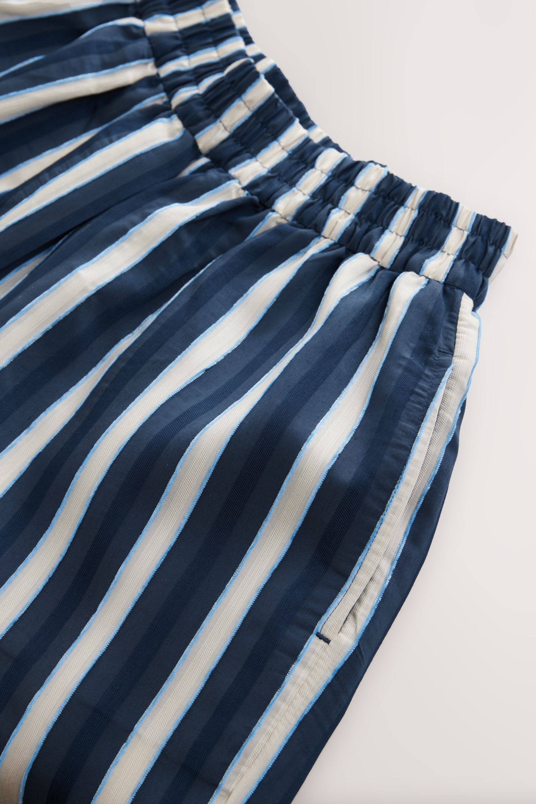 Next Dehnbund-Hose Gestreifte Hose mit weitem günstig online kaufen