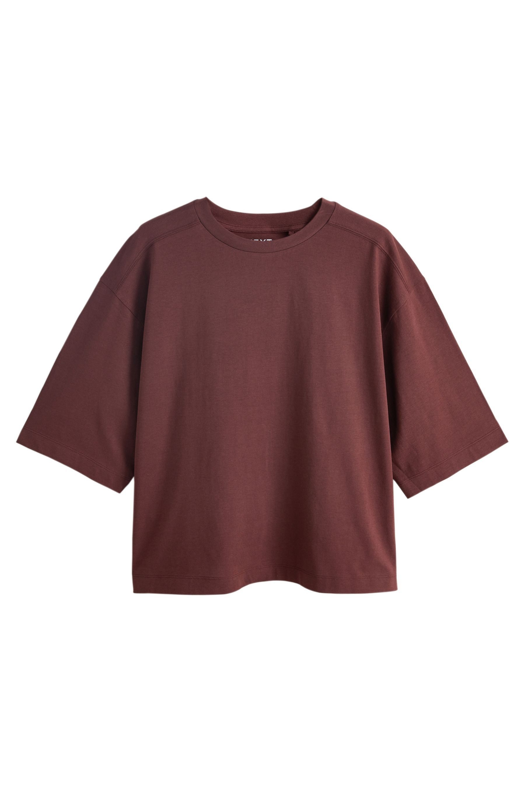 Next T-Shirt Relaxed Fit T-Shirt mit ellbogenlangen Ärmeln (1-tlg) günstig online kaufen