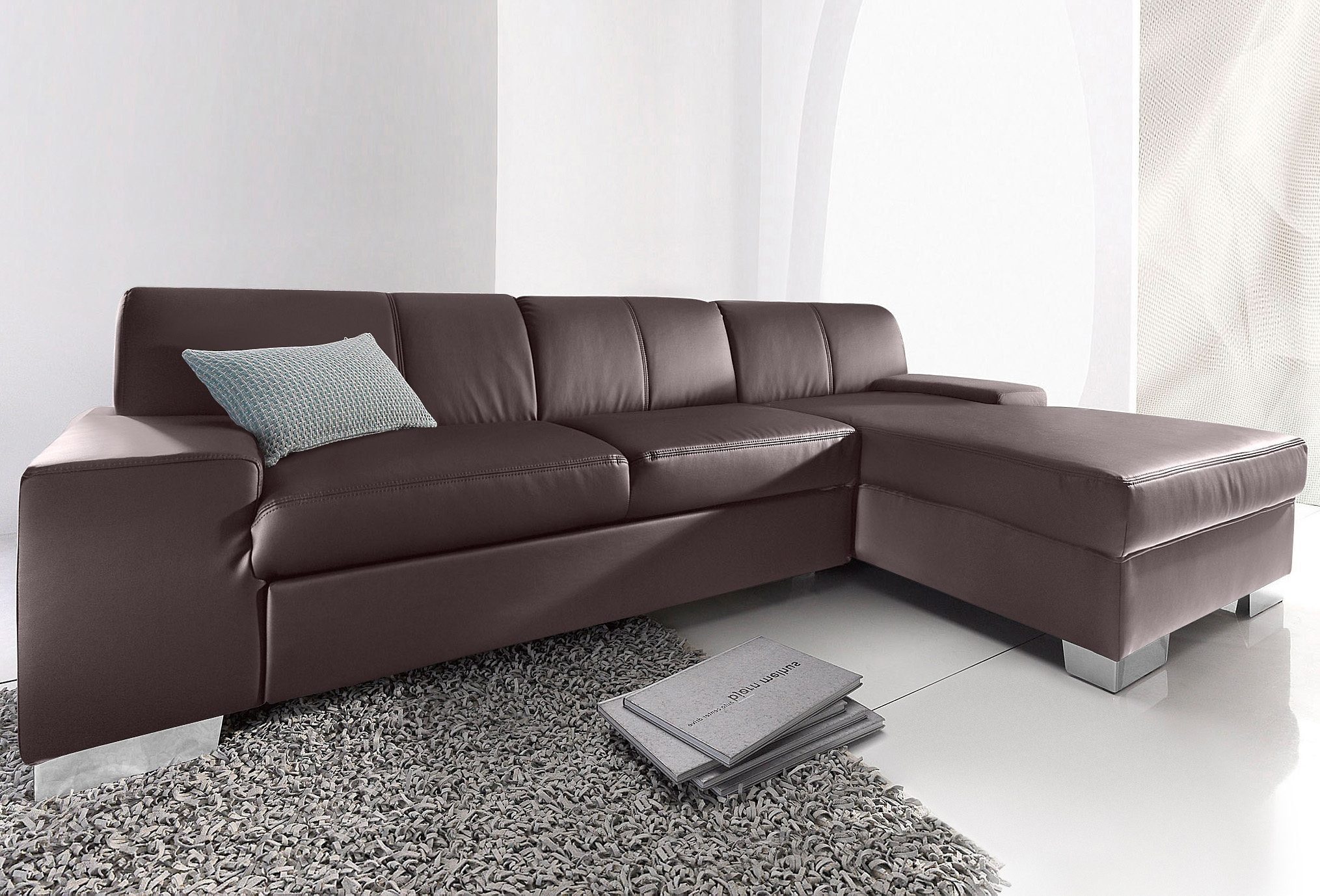 DOMO collection Ecksofa Star, zeitlose Formensprache, elegante Optik, Breit günstig online kaufen
