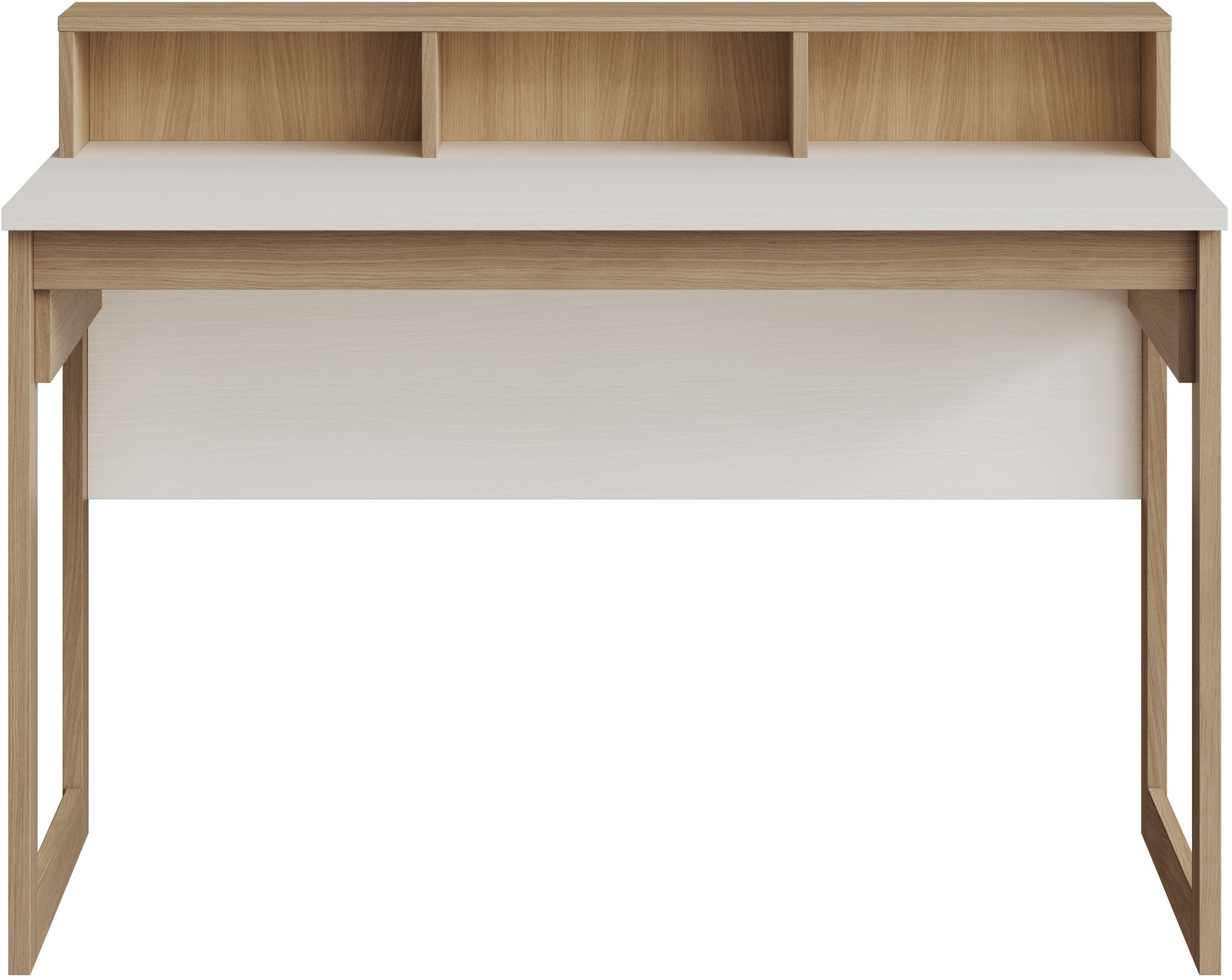 Home affaire Schreibtisch Stranda, Arbeitstisch im Skandi Style, Bürotisch in zwei Farben, moderner Computertisch, wohnliches Home Office