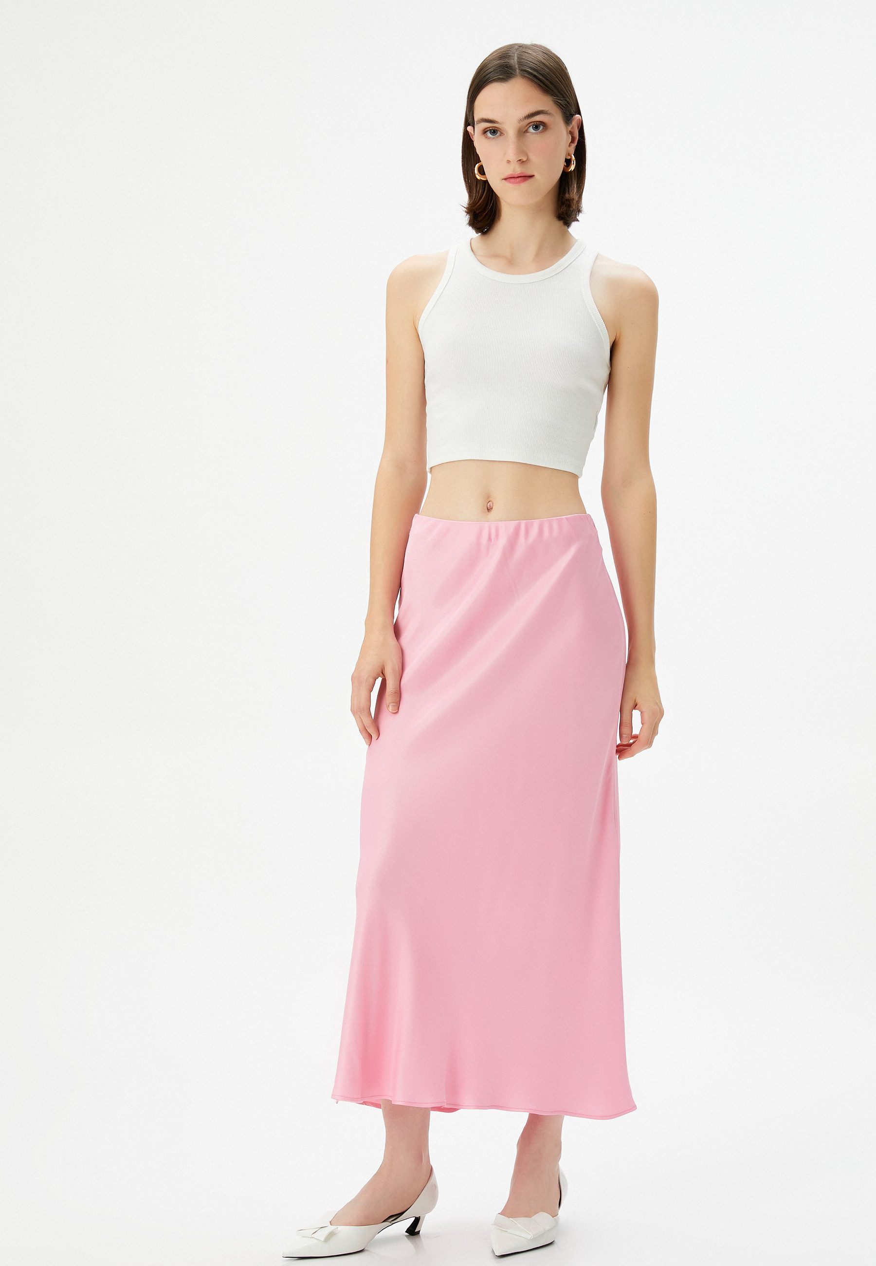 Koton A-Linien-Rock Midi Länge Mit Schlag(Halbkreis) A-Linien-Rock günstig online kaufen