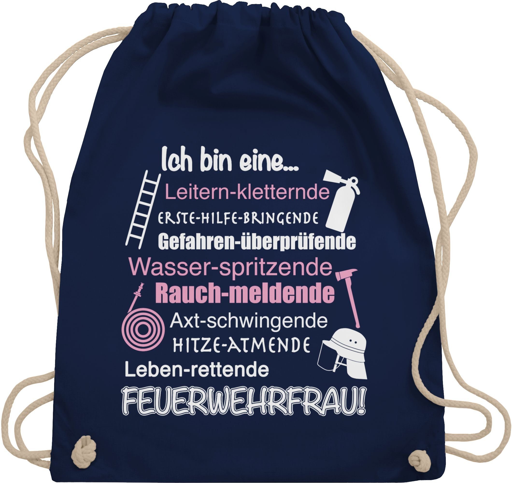 Turnbeutel Ich bin eine ... Feuerwehrfrau!