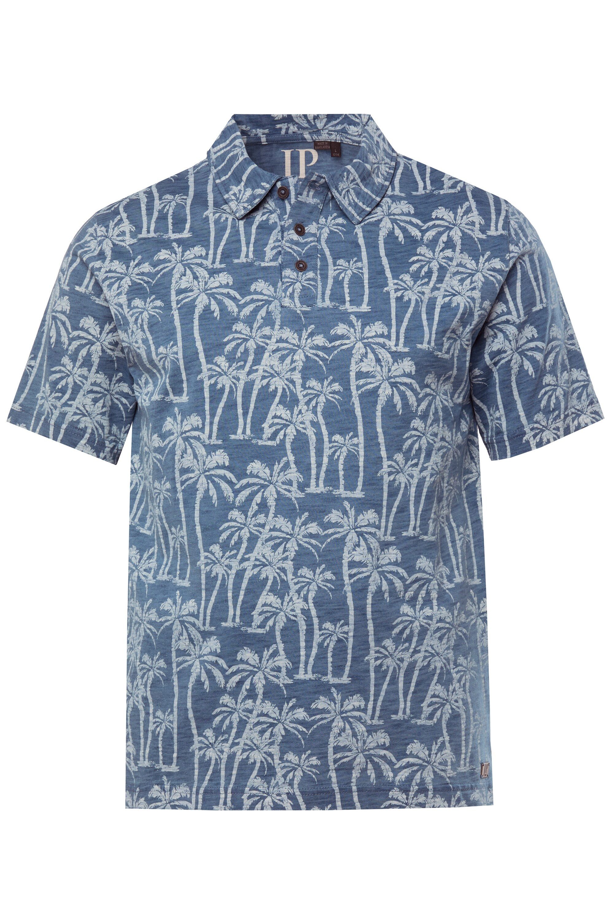 JP1880 Poloshirt Poloshirt Halbarm Alloverprint Vintage Look günstig online kaufen