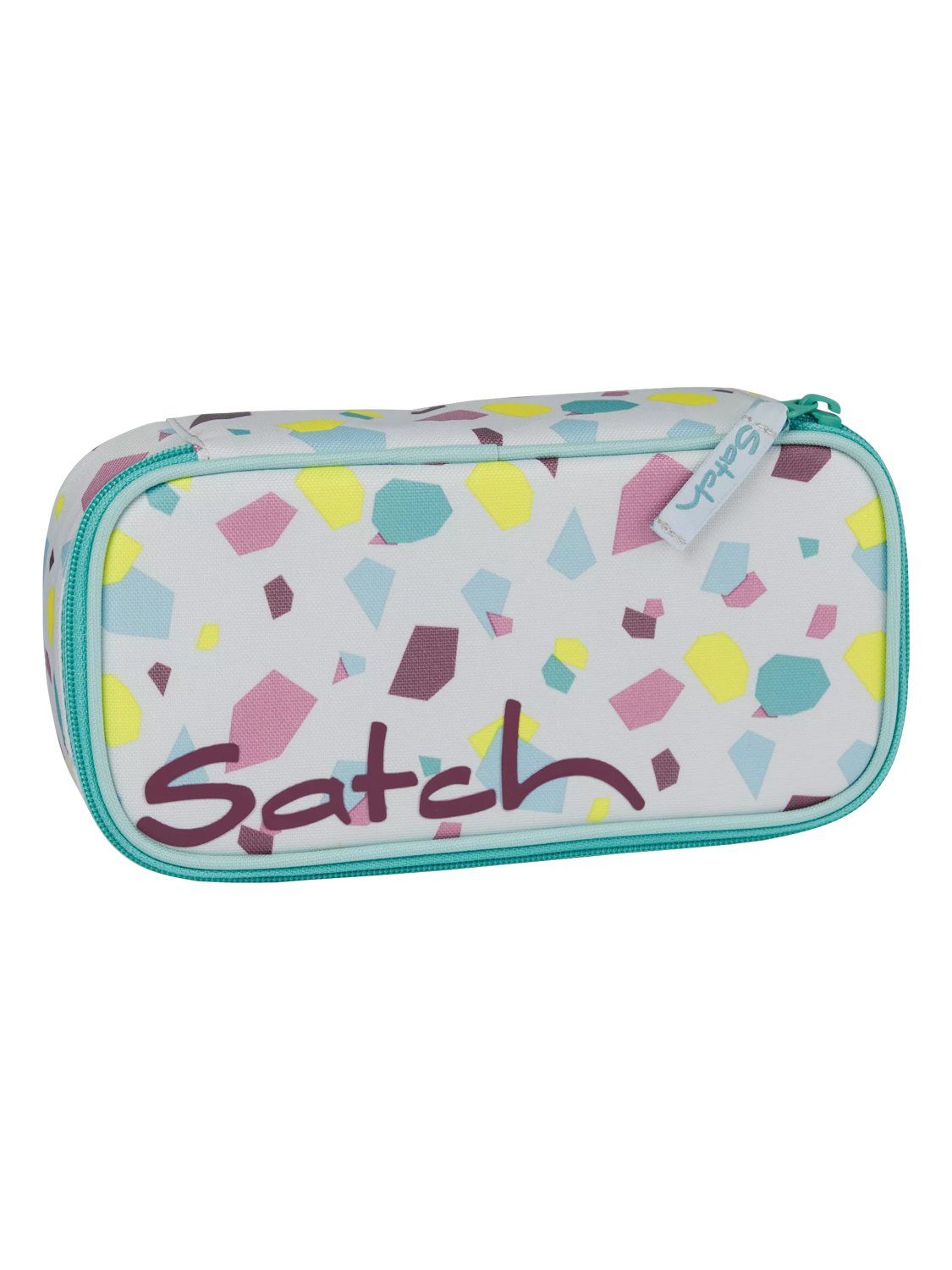 Satch Federmäppchen Schlamperbox, (2-tlg), inklusive Geodreieck und Stundenplan