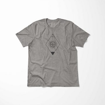 Sinus Art T-Shirt Premium T-Shirt Alchemy Serie Symbole angenehmer Tragekomfort feine Struktur No.0001