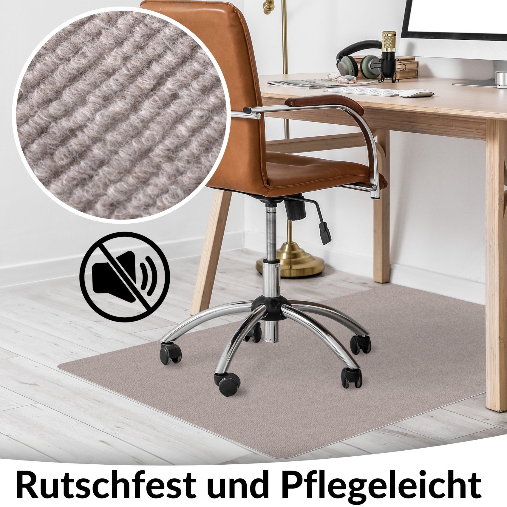 ANRO Bodenschutzmatte NEMESIS Bürostuhl Matte Teppich für Hartboden, Bodens günstig online kaufen