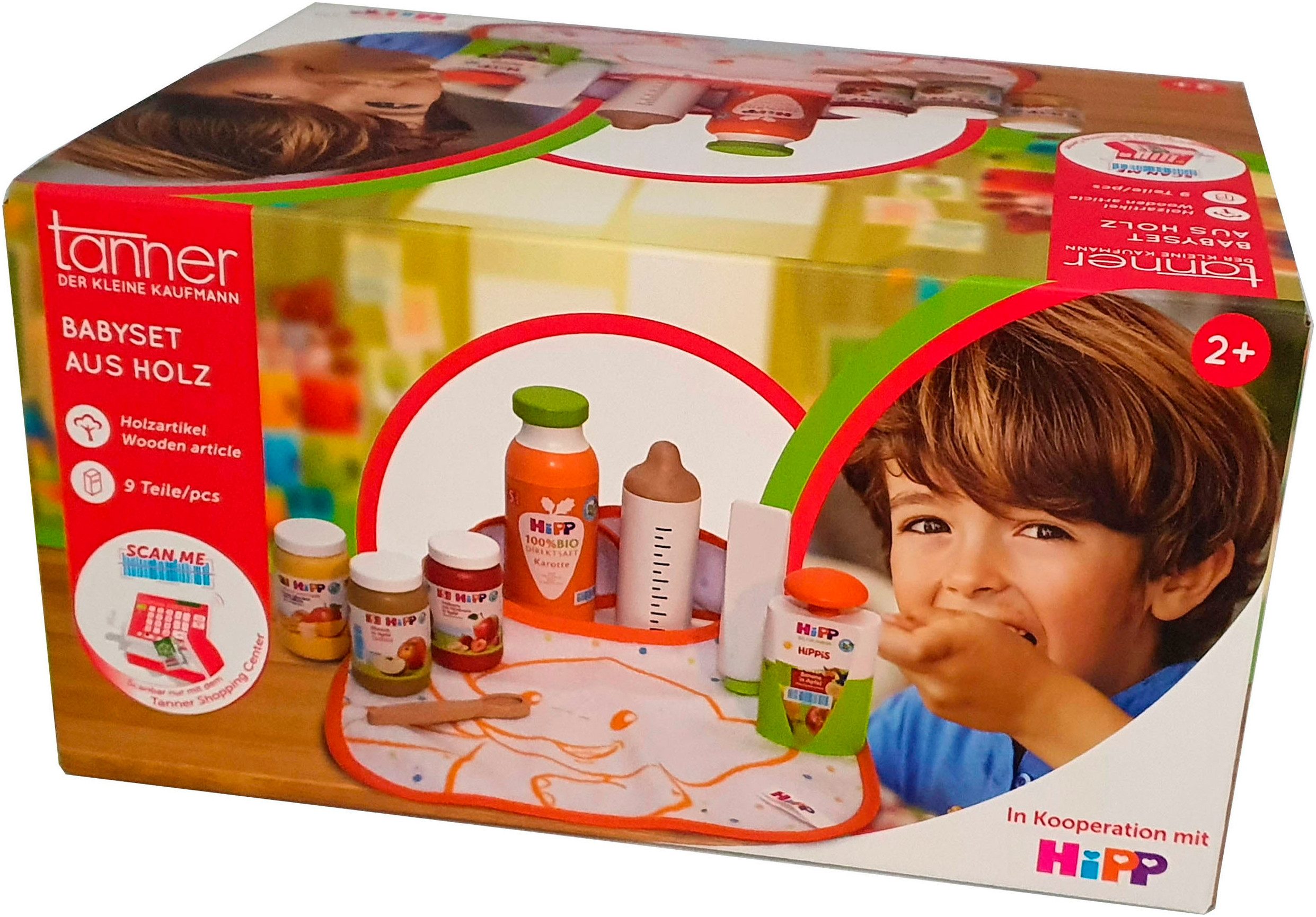 Tanner Kaufladensortiment Hipp Baby Set mit viel Zubehör