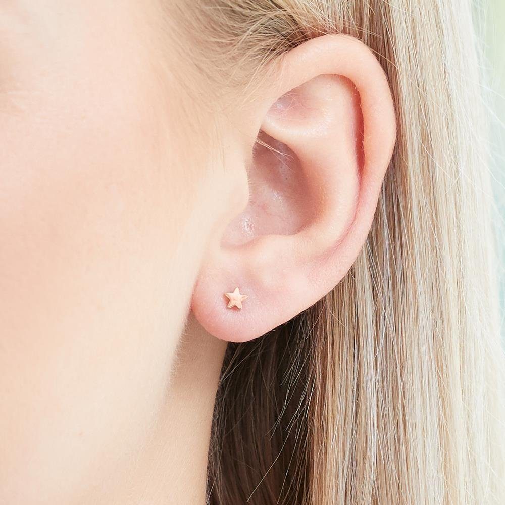 lanii Paar Ohrstecker Sterne in Roségold LSE0020 günstig online kaufen
