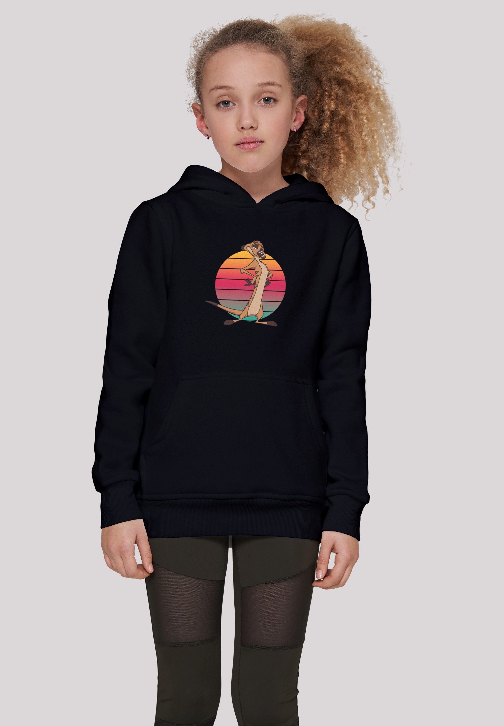 König F4NT4STIC Sunset Disney Kapuzenpullover Print Löwen Timon der