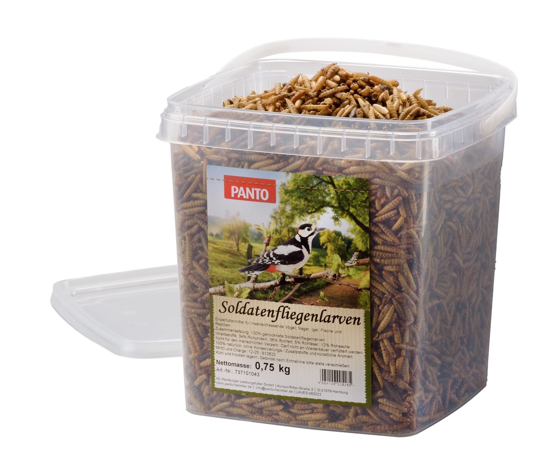 PANTO Soldatenfliegenlarven 750g