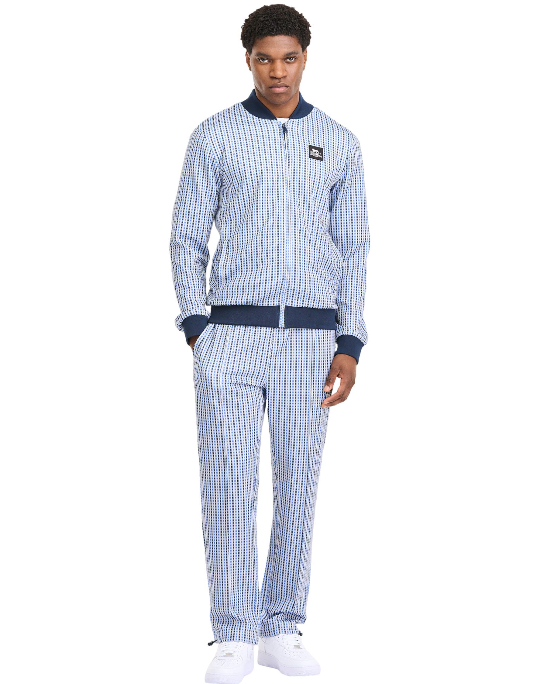 Lonsdale Jogginganzug Lonsdale Slimfit Trainingsanzug Garvary, Karriert