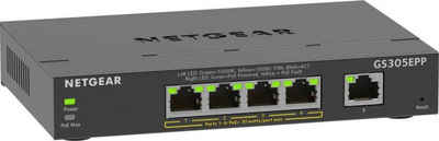 NETGEAR 5-Port Gigabit Ethernet High-Power PoE+ Plus Switch (GS305EPP) Netzwerk-Switch