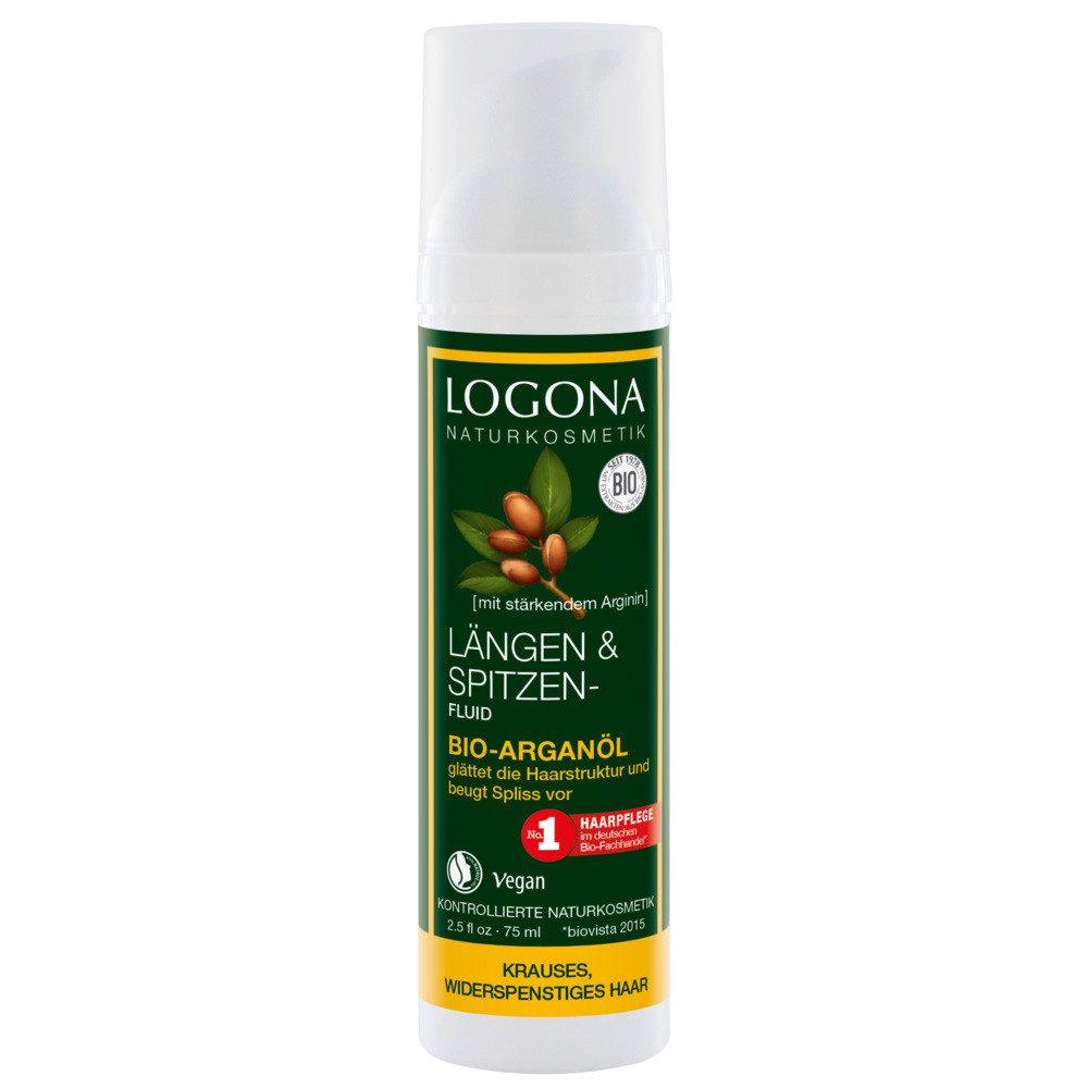 LOGONA Haarfluid Arganöl - Длинаn & Spitzenfluid 75ml