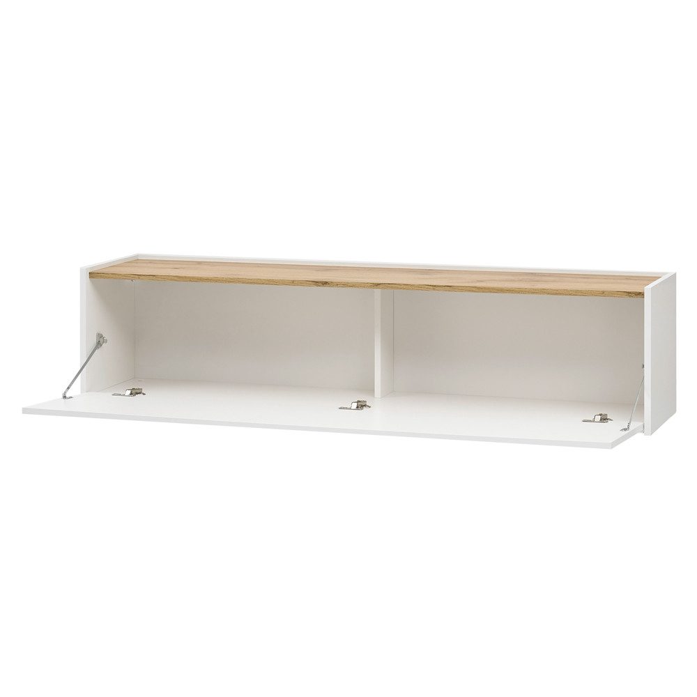 Lomadox Wohnwand CRISP-61, (3-St), weiß mit günstig online kaufen
