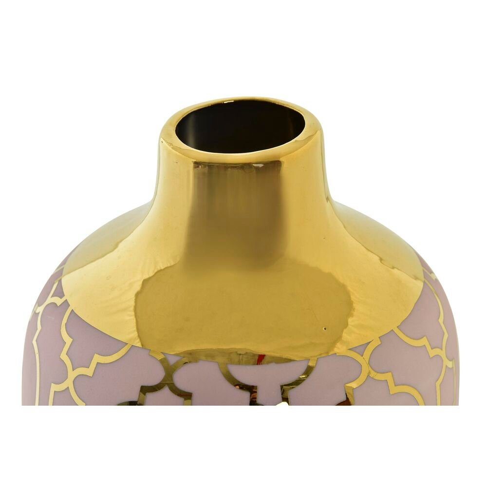 DKD Home Decor Dekovase 26 x Rosa x Decor cm Porzellan Orientalisch 13 Vase Home 13 DKD Golden