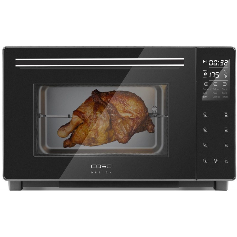 Caso Minibackofen TO32 electronic Mini-Backofen schwarz - 