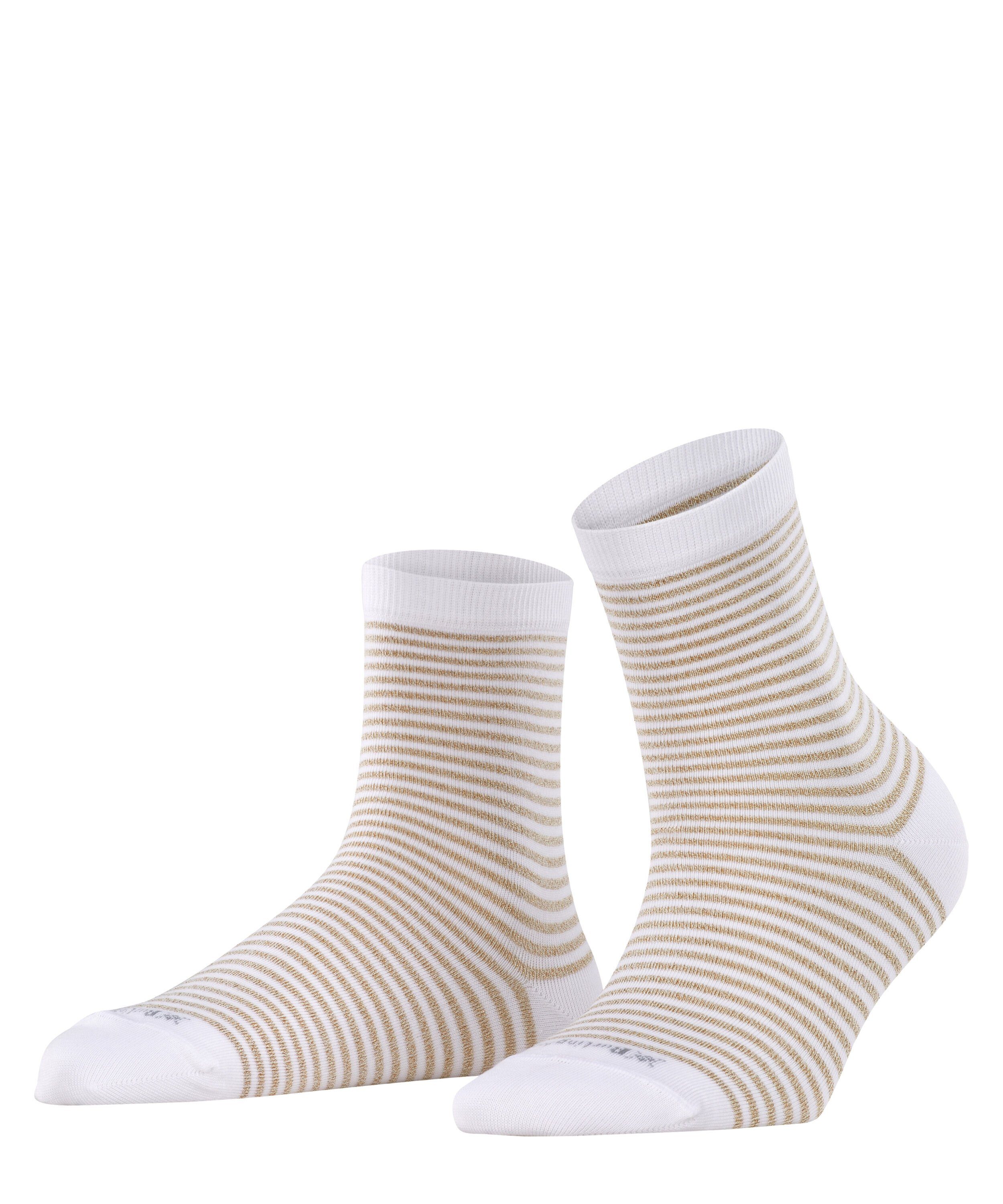 Burlington Socken Ladywell Ringlet (1-Paar) aus glänzenden Lurexfäden