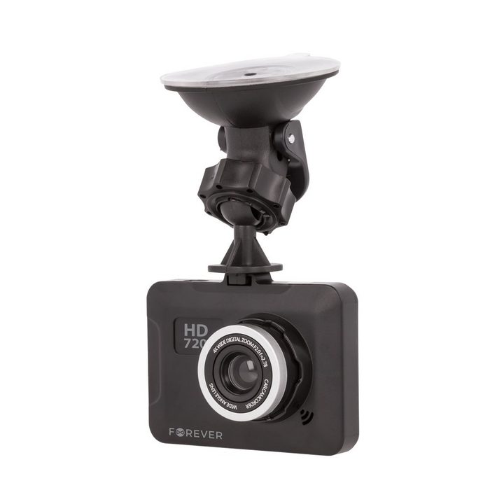 Forever Forever Auto VR-130 Dashcam HD Autokamera Viderekorder für Auto Pkw mit Sprachaufzeichnung Mikrophon Aufnahme in Schwarz Dashcam