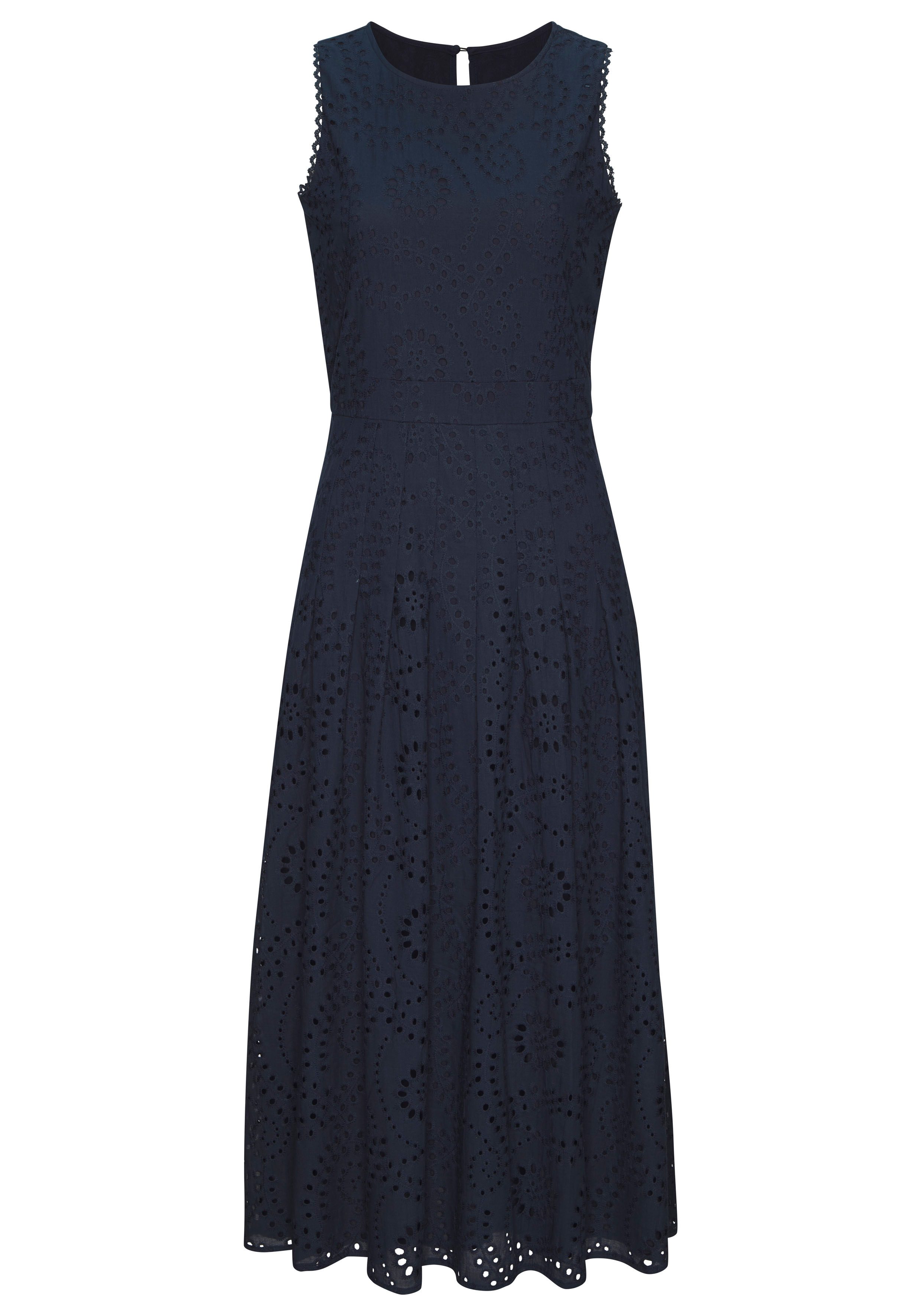 Buffalo Spitzenkleid in Maxilänge, Eyelet, modische Lochstickerei, elegant