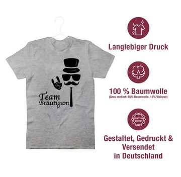 Shirtracer T-Shirt Team Bräutigam Hipster JGA Männer