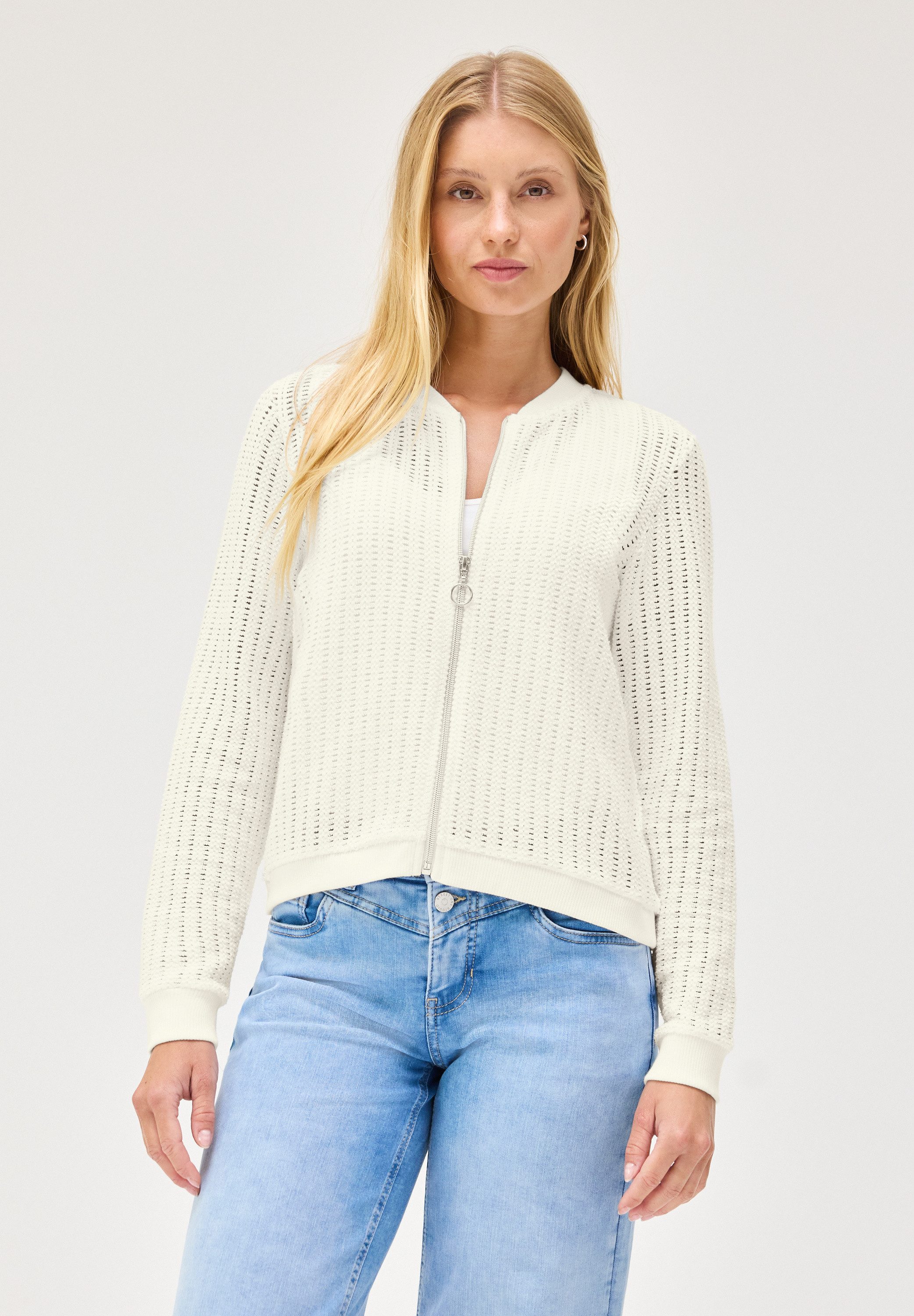 STREET ONE STUDIO Cardigan mit Strick-Struktur