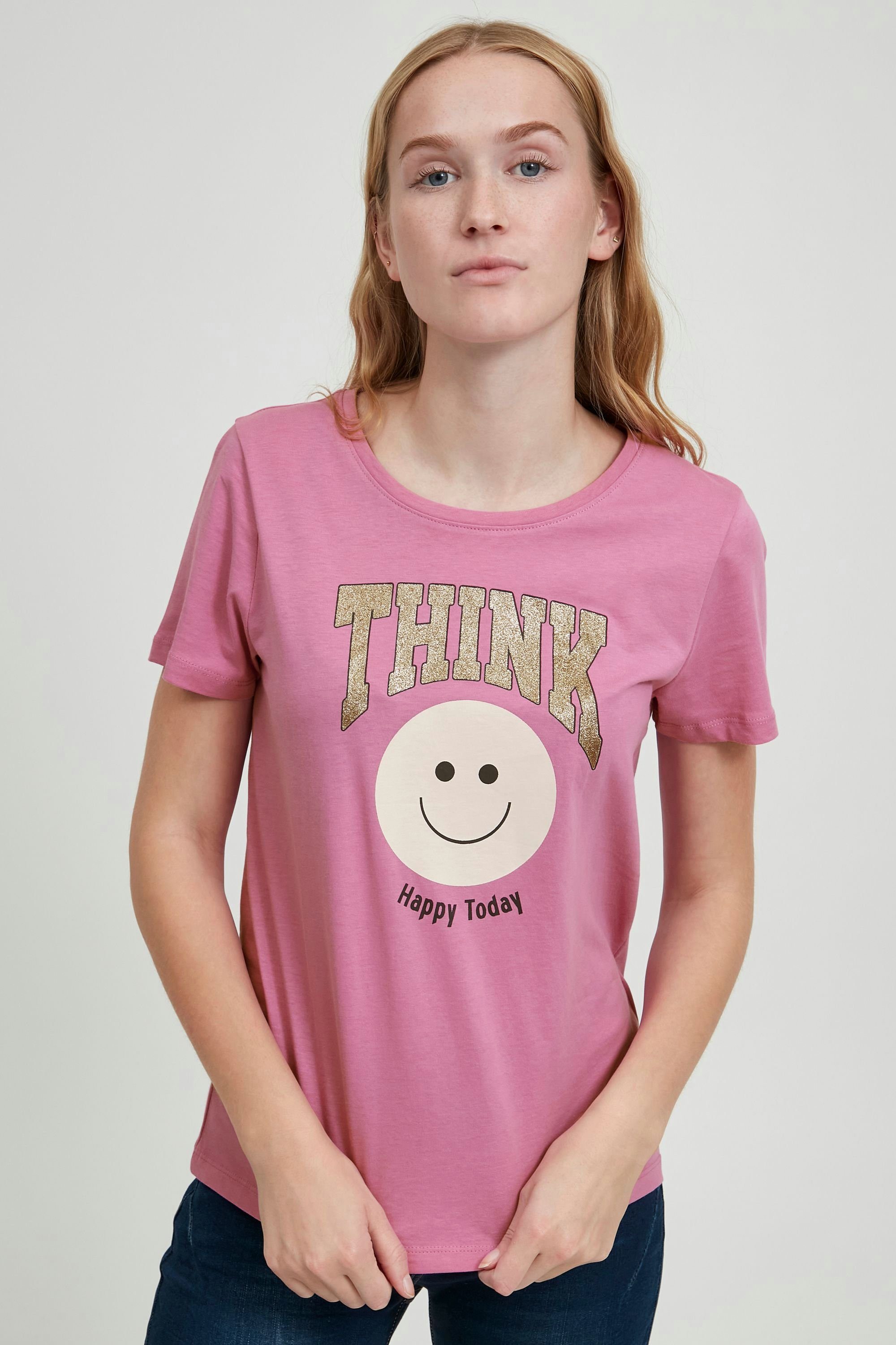 mit Print TSHIRT T-Shirt BYSANLA Crocus b.young -20811083 (163115) T-Shirt