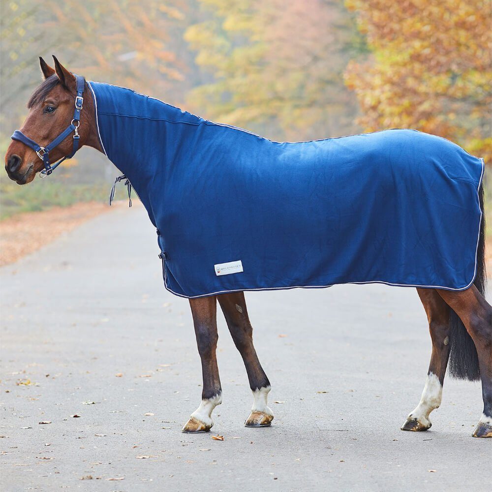 Waldhausen Pferde-Abschwitzdecke Waldhausen Fleecedecke Economic mit Halsteil