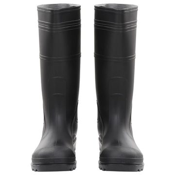 vidaXL Wathose Gummistiefel Schwarz Größe 44 PVC