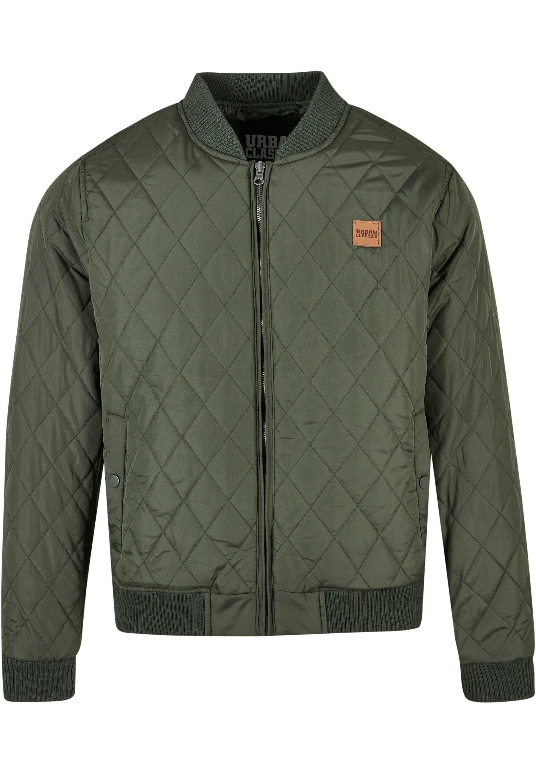 URBAN CLASSICS Allwetterjacke Urban Classics Herren Diamond Quilt Nylon Jacket (1-St)