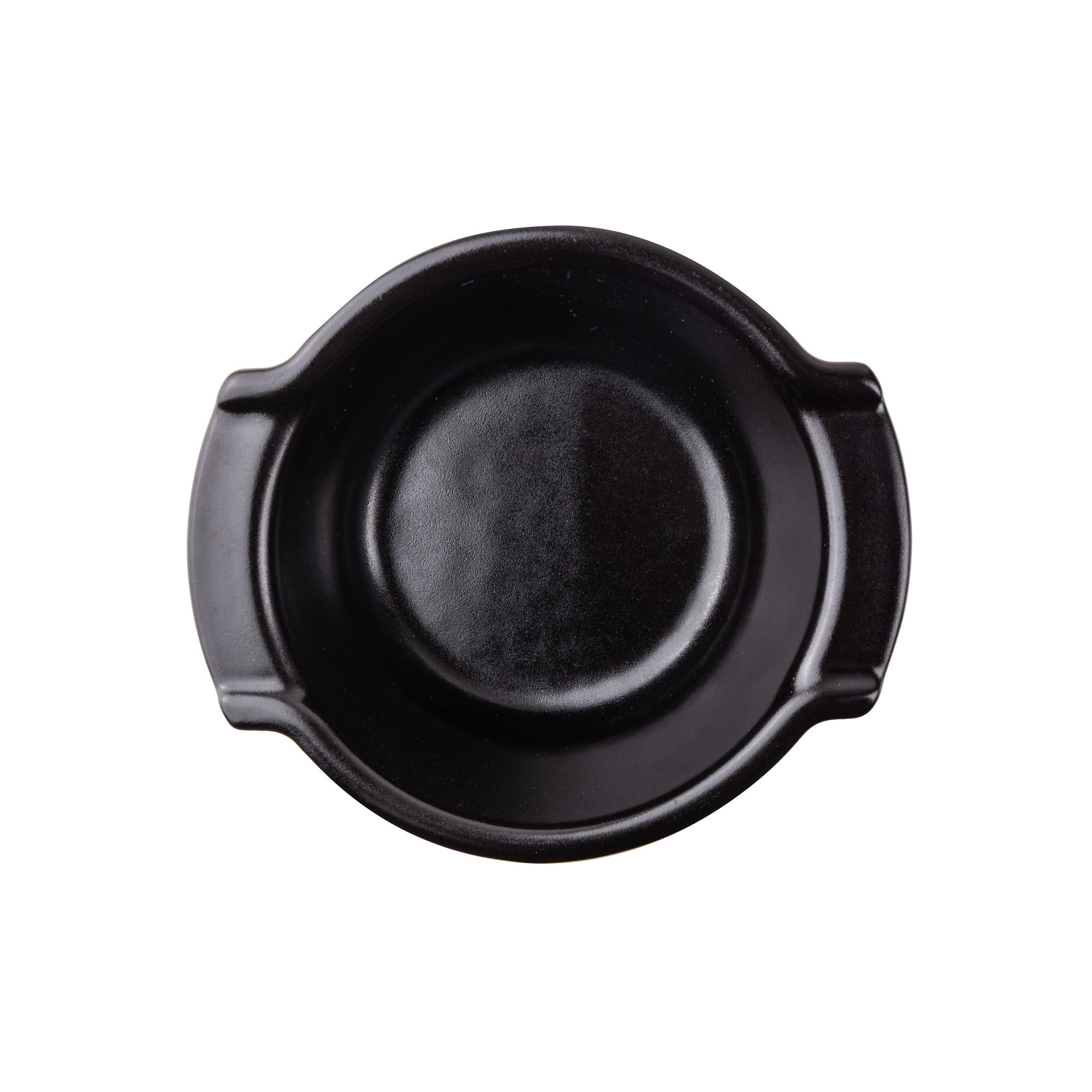 PEUGEOT Auflaufform Mini APPOLIA 11cm Satinschwarz Backofen Dessertfor, Keramik, Keramik