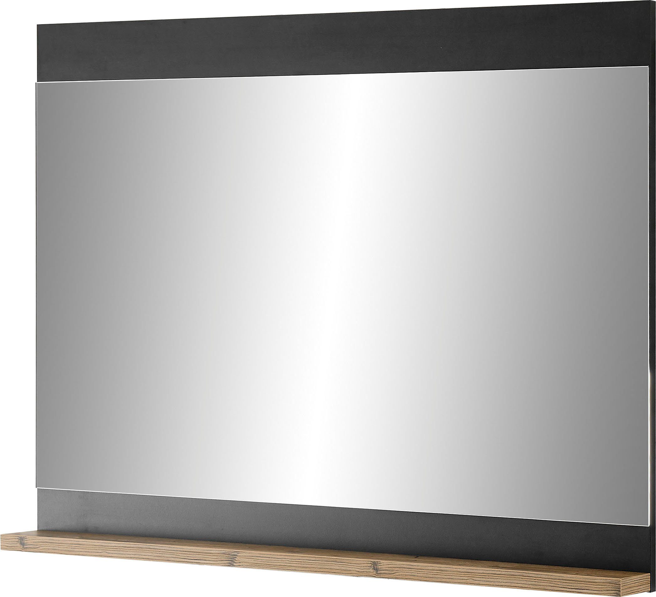 Home affaire Wandspiegel Brügge, moderner Spiegel, Garderobenspiegel, universell einsetzbar, mit Ablagefläche, eckig, 92 cm breit