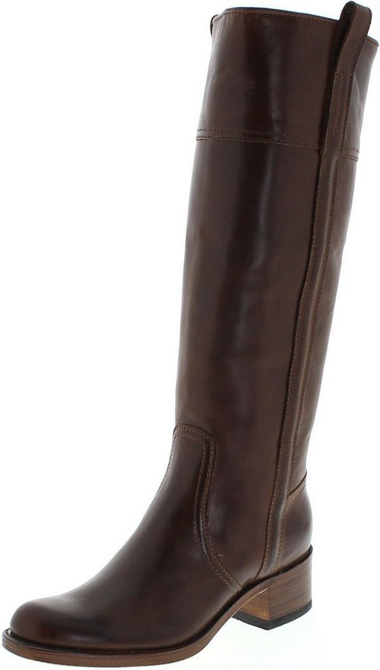 Sendra Boots 16377 Natural Beige Damen Lederschuhe Lederstiefeletten Braun