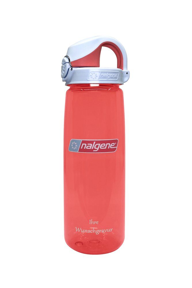 Trinkflasche Sustain' 0,65 L 'OTF Nalgene mit Namensgravur - Trinkflasche coral Nalgene -