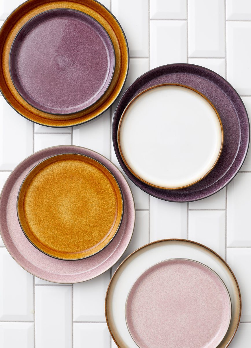 Bitz Speiseteller Speiseteller black / lilac 27 cm, Speiseteller Gastro 27 cm Schwarz/Lila