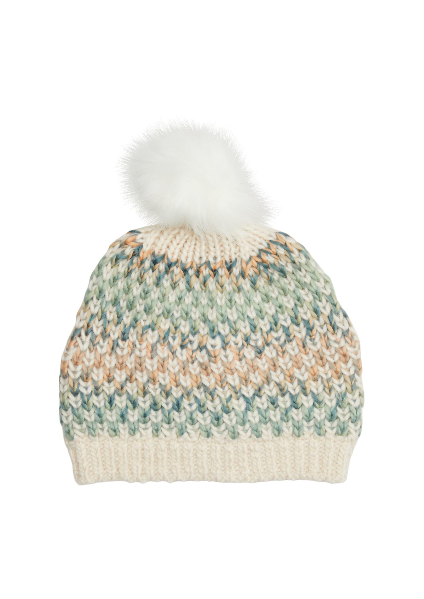 s.Oliver mit Beanie flauschigem Bommel Strickmütze