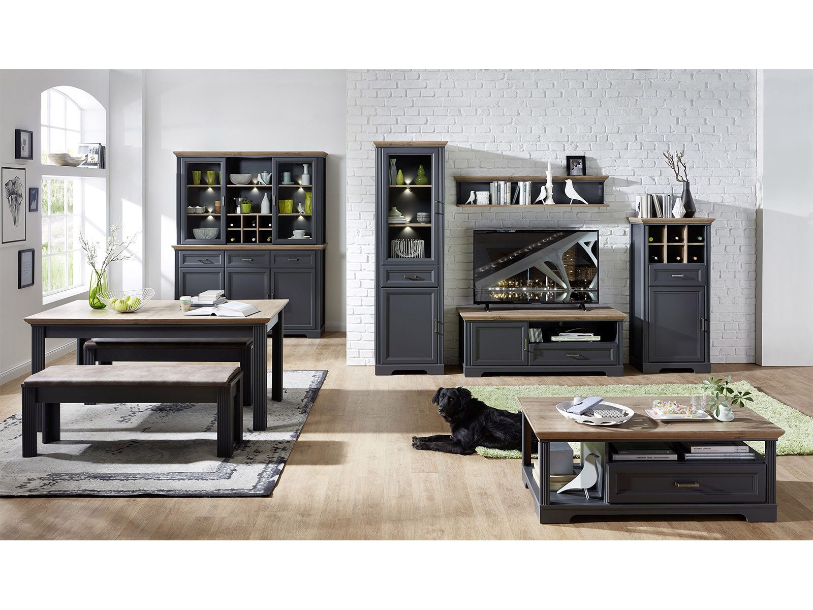 Innostyle Highboard 66 x 136 x 42 cm (B/H/T)